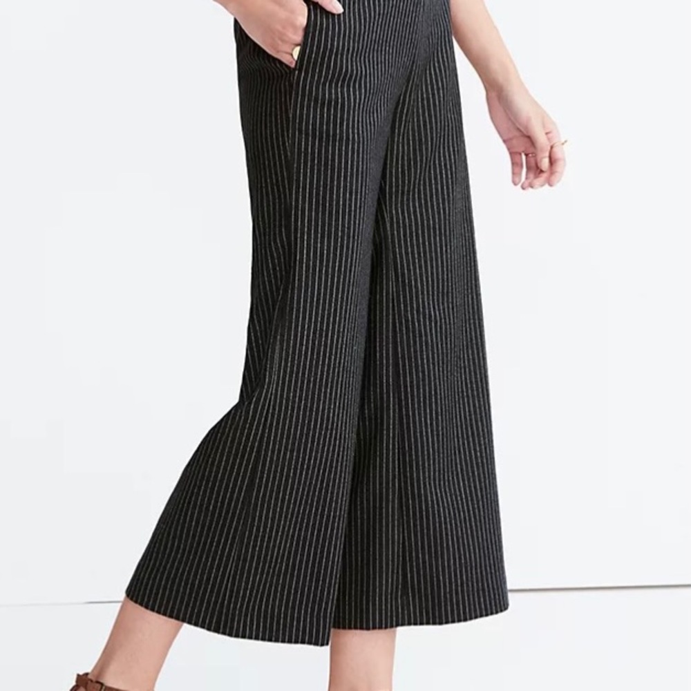 Madewell Bryant Wide-Leg Pants in Gemma Stripe